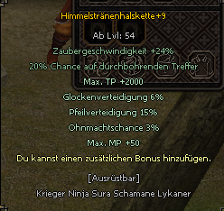 Himmeltränenhalskette +9
