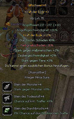Giftschwert +9